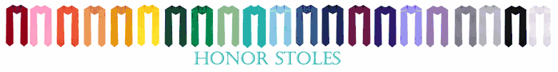 Satin Honor Stoles for Graduation