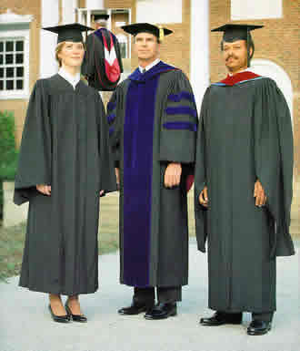 Academic Regalia. The Classic Master's Gown