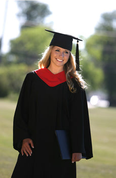 Bachelors Premium Cap Gown Tassel and Hood Package
