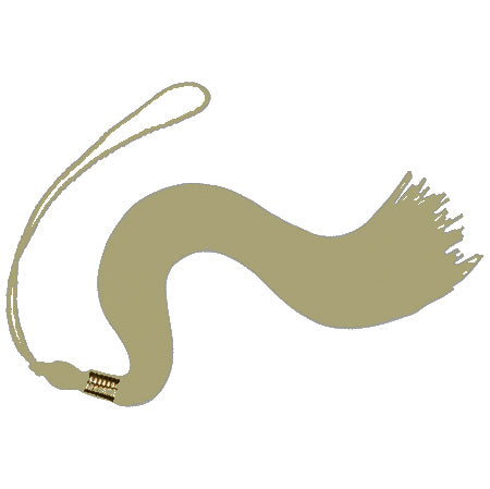 Beige graduation tassel