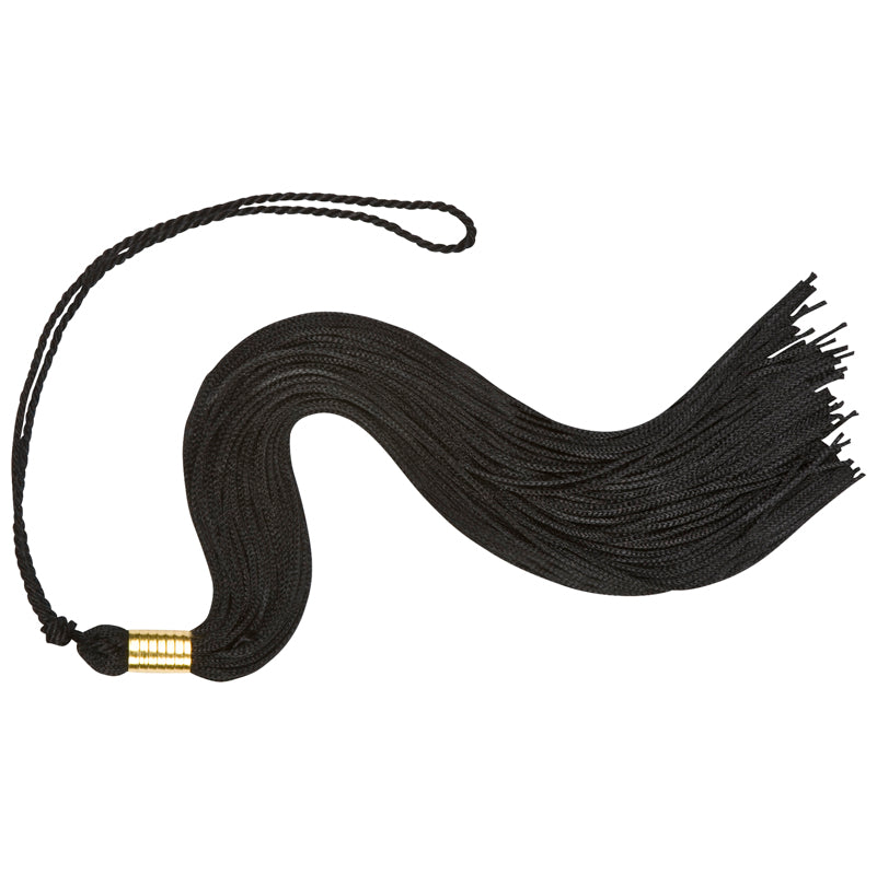 Black graduation tassel