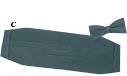 Bow Tie's in 25 colors matching cummerbunds available