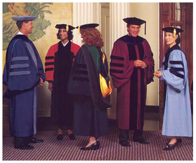 Custom-Made Academic Regalia. Master's Gown