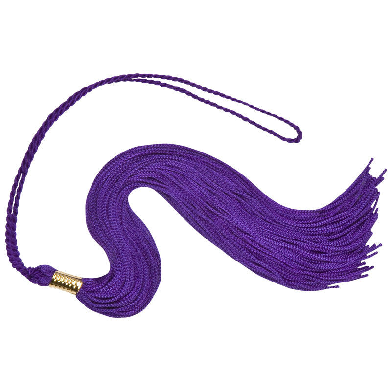 Dark purple graduation tassel