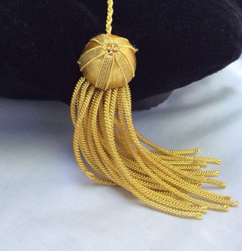 Graduation 2-Button Metallic Tassels for Tam