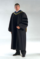 Doctoral Deluxe Tam Gown and Hood