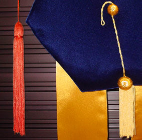 Graduation 2-Button Metallic Tassels for Tam