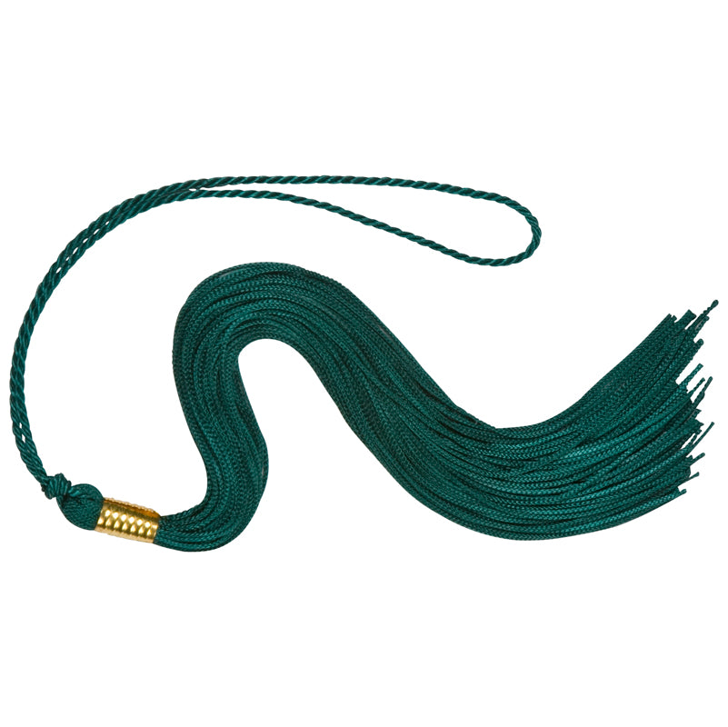 Hunter green graduation tassel