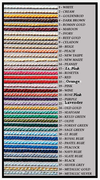 2 color tassel with year date