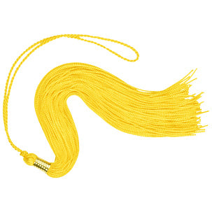 Lemon graduation tassel