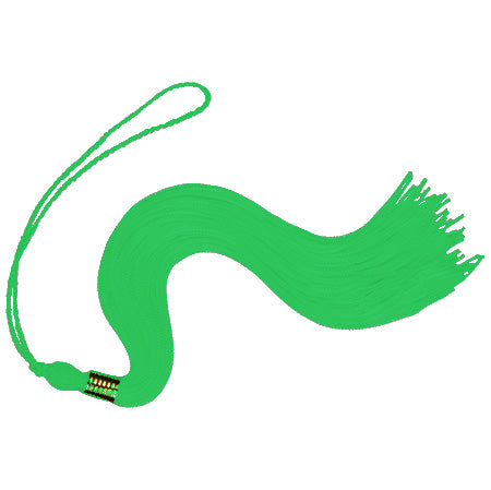 Lime Green Tassels for Graduation