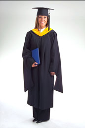 Masters Deluxe Cap Gown and Tassel Package