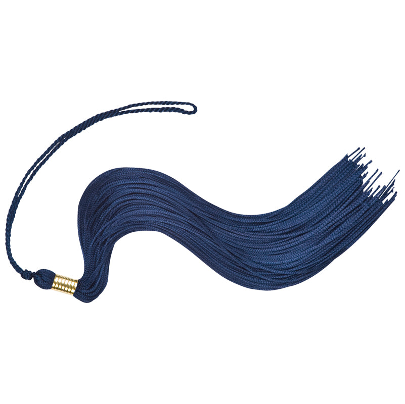 Navy blue graduation tassel