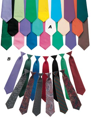 Neckties formal occasion in 30 colors