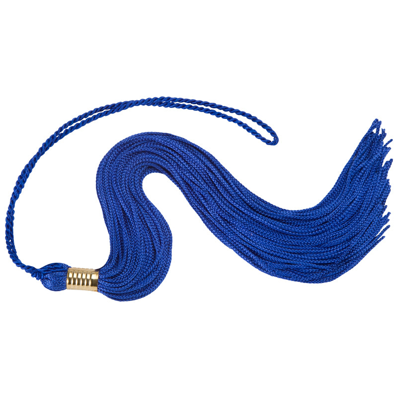 Royal graduation tassel