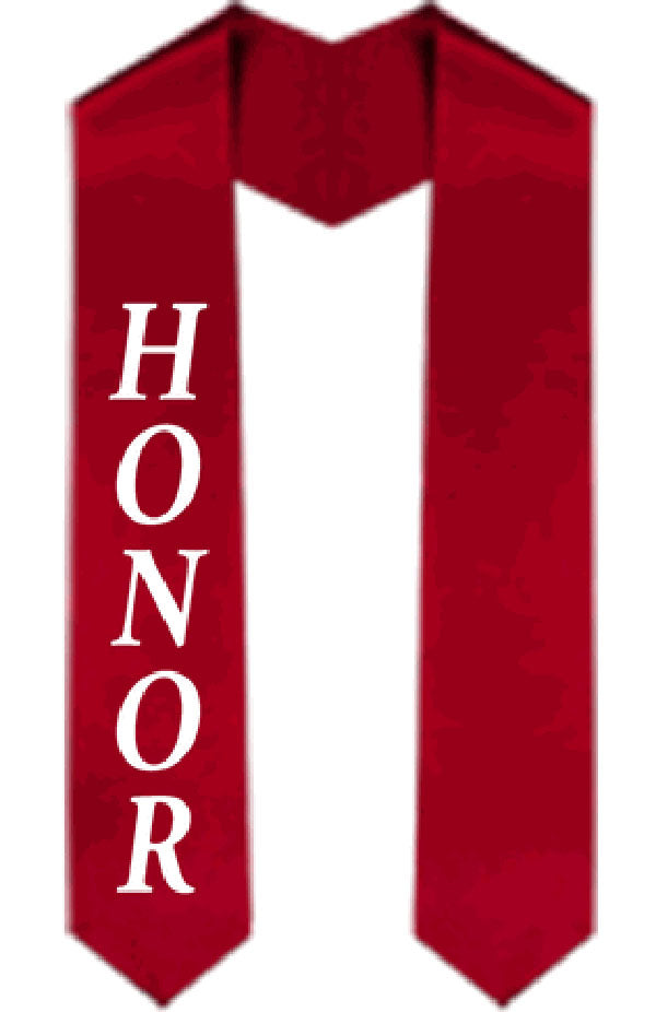 Satin Stole Printed Honor