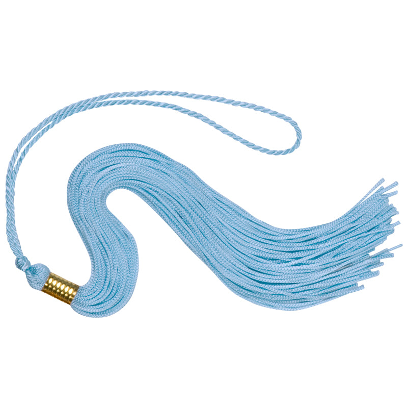 Sky blue graduation tassel